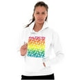 thumbnail image 4 of NASA Worm Logo Rainbow Gradient Hoodie Sweatshirt Women Men Brisco Brands X, 4 of 6