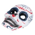 thumbnail image 3 of Máscara de resina con forma de calavera, única, unisex, para Halloween, cosplay, fiesta, máscara facial, accesorios de decoración, 3 of 14