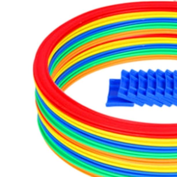 Anillos de rayuela, juego de aros de rayuela con conectores para