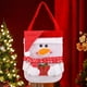 thumbnail image 1 of Christmas Knitted Gift Bag Cute Red Scarf Snowman Elderly Candy Tote Bag Christmas Decoration, 1 of 5