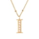 thumbnail image 2 of Juego Joyería Mujer, Collar Aretes Inicial Letras LuckyLy, Acero Inoxidable Baño de Oro 18k dorado UNITALLA, 2 of 6