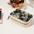 thumbnail image 7 of Koala Velvet Necklace Holder: Portable Travel Organizer Box with Removable Compartment - Great Gift for Any Occasion, 7 of 7