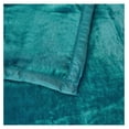 thumbnail image 5 of TiaGOC Fleece Plush Blanket 4.5 LB, 1 Ply, Korean Mink Blanket King 85" x 95" - Super Soft and Warm, Lightweight and Cozy Fuzzy Solid Color Fleece Blanket for Bed, Teal, 5 of 6