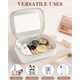 thumbnail image 5 of Clear Zippered Leather TSA Approved Transparent Makeup Bag for Travel Essentials Medium Size, 5 of 5