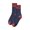 Navy, variant on SwiftWear Mens Cotton Hiking Socks Mid Calf Socks for Men Colorblocked Boots Socks Winter Gift