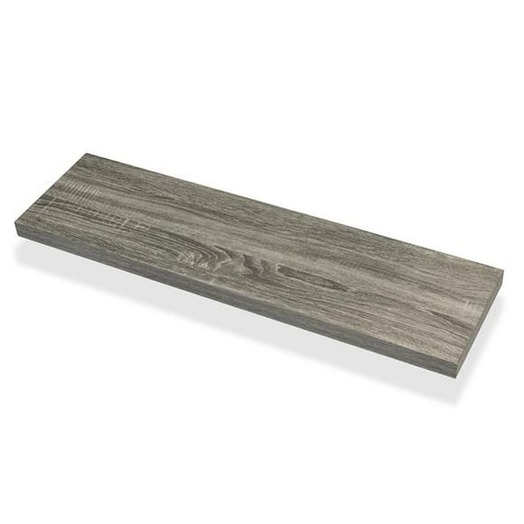 Wallscapes WSAVLN1036AK 36 in. Avalon MDF with Veneer Overlay Floating shelf, Ash Oak
