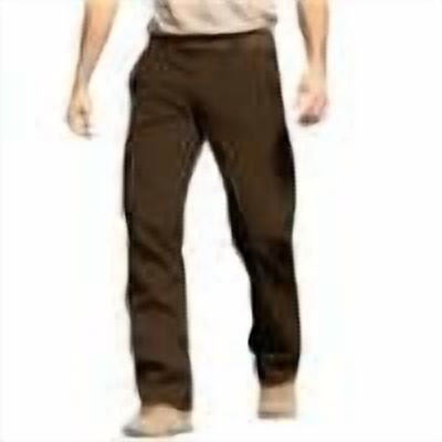 Ecqkame Tactical Cargo Pants for Men Solid Waterproof Hiking Pant Lightweight Outdoor Work Trousers with Pockets Brown XXXXL