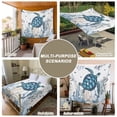 thumbnail image 6 of Coastal Sea Turtle Small Tapestry for Bedroom Wall Hanging Tapestry, Ocean Beach Summer Coral Starfish Ceiling Backdrop Tapestries Poster Blanket Wall Decor for Teens Room Living Room Dorm 23" x 28", 6 of 8