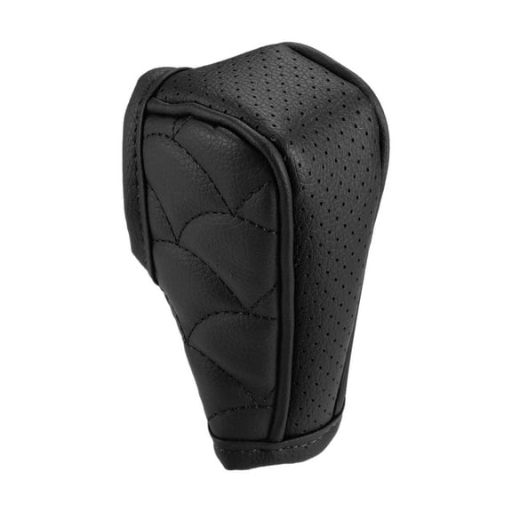 Car Shift Knob Cover with Breathable Design Universal Vehicle Interior Shift Gear Cover Black