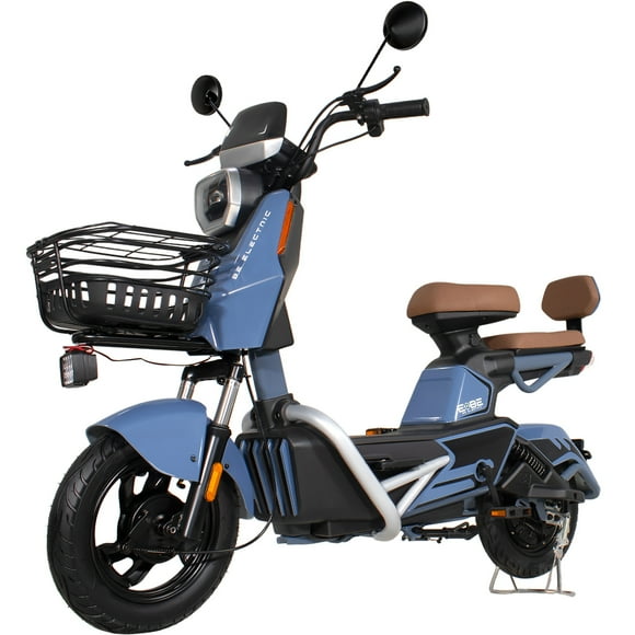 Bicicleta Electrica Moto Bici Scooter 3 Vel 55km/h 800w 60v Azul Bizmo