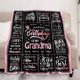 thumbnail image 3 of LHSHID Flannel Throw Blanket Grandma Color Birthday Gift for Grandma 30"x40", 3 of 6