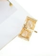 thumbnail image 6 of Unique Bargains 1 Pc Ponytail Buckle Hair Clip Rectangular Texture Hair Ponytail Cuff for Women Gold Tone Apricot, 6 of 6