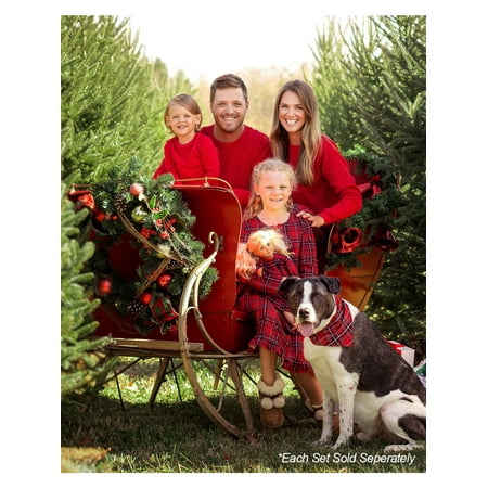

SleepytimePjs Christmas Family Matching Red Plaid Flannel Pajama Sets