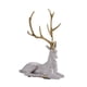 thumbnail image 2 of Figura de alce, escultura animal, resina coleccionable, adorno decorativo de mesa para Blanco sentado, 2 of 9