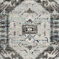 thumbnail image 3 of SAFAVIEH Madison Gladys Floral Bordered Area Rug, Grey/Dark Grey, 5'3" x 7'6", 3 of 4