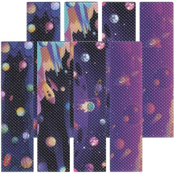 Zen Strips for Anxiety Relief and Focus, 8 Sensory Strips, Bumpy Texture, Space, Tactile Fidget S5