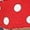 Red, variant on Women's Polka Dot Mule Loafers, Backless Slip-On Shoes with Rhinestone Buckle, Casual Flat Mules for Summer Red 5.5(36)
