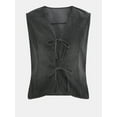 thumbnail image 5 of No Boundaries Women's Denim Vest, L/XL, Black, Cotton, 5 of 5