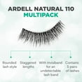 thumbnail image 3 of Ardell Natural Lashes 110 Black, 5 Pairs, 1 Ea.., 3 of 3