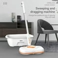 thumbnail image 2 of Mopping and Sweeping Small Mini Smart Mopping Machine Electric Household Vacuum Cleaner(White + Barrel), 2 of 8