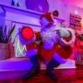 thumbnail image 4 of 30 Second Dance Party: The Holiday Button - Lights-Up To the Music Beat, Plays 5 Festive Songs, DJ Party Break, Gag Gift, Family Fun, Stocking Stuffer, 4 of 14
