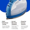 thumbnail image 3 of Plancha inalámbrica Panasonic NI-QL1000A 360 grados Freestyle Blue, 3 of 7