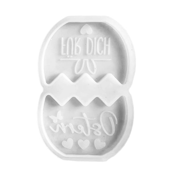 Molde de silicona flexible para conejito de Pascua, para chocolate, fondant, caramelos, cubitos de hielo, apto para lavavajillas, decoración 3D de Pascua.