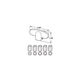 thumbnail image 2 of CRL H3895 Driftwood Universal T-Crank Window Handle, 2 of 3