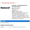 thumbnail image 2 of Intercooler - Compatible with 2013 - 2021 Buick Encore 2014 2015 2016 2017 2018 2019 2020, 2 of 2