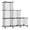 Black-6 Cube(30x30cm), variant on Wire Cube Stororganizer Closet Organizers And Metal 6 Shelves Bookshportable Clothes For Bedroom Home Office White