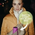thumbnail image 6 of Knirps US.050 Ultra Light Pocket Size Manual Rain Umbrella in Berry – 4oz Portable Travel Umbrellas with 35" Quick Dry Canopy, Windproof up to 62mph, Matching Quick Dry Protective Cover Included, 6 of 7