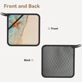 thumbnail image 2 of Sikiie Starfish On The Sand Beach Pot Holders Kitchen Insulation Mats Heat Resistant Pot-Holder Oven Anti-Scald Pads for Cooking Baking, 7.1*7.1inch, 2 of 8