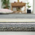 thumbnail image 4 of SAFAVIEH Metro May Striped Runner Rug, Charcoal/Pink, 2'3" x 8', 4 of 8