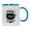 Blue, variant on Inkdotpot Enjoy Your Coffee 11 Oz Ceramic Coffee Mugs Great For Bride Funny Novelty Gift For Coffee Lover-Black-AJ