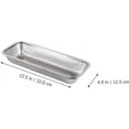 thumbnail image 2 of Dishwasher Basket Stainless Steel Mesh Silverware Strainer Drying Rack Utensil Holder Cutlery Silverware Basket with Round Hole, Sliver, Dishwasher-BS2H, 2 of 7