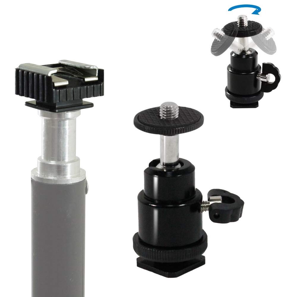 LS Photography 360 Degree Swivel Mini Ball Head Camera Tripod Mounting