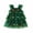 z-Green1013, variant on Girls Dress Kids Solid Color Off-Shoulder Tulle Dress With Bow-Accented Straps Pearl Waistband Fluffy Skirt For Special Occasion Celebrations Cozy Dress