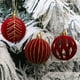 thumbnail image 4 of pstuiky Bolas navideñas de 6 cm con acabado flocado, bolas colgantes de plástico brillante, adorno para árbol de Navidad, juego de seis, 4 of 7