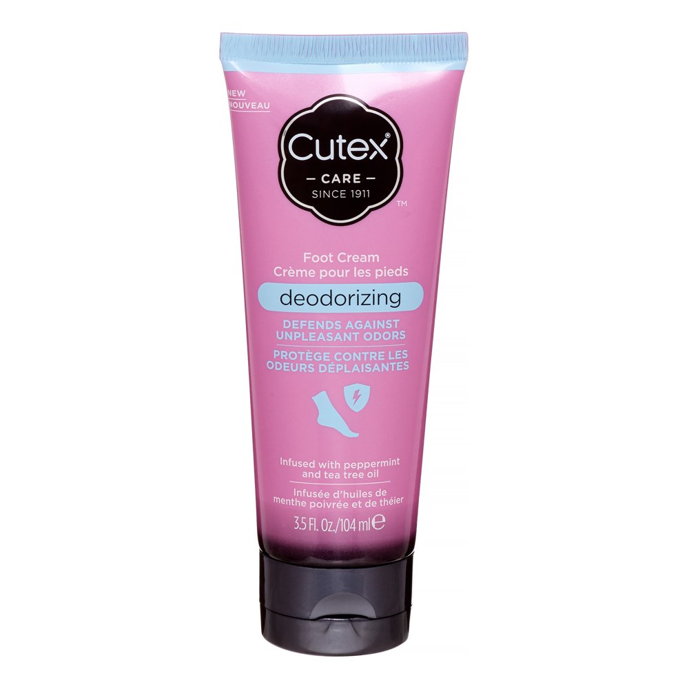 Cutex Deodorizing Foot Cream, 3.5 Oz