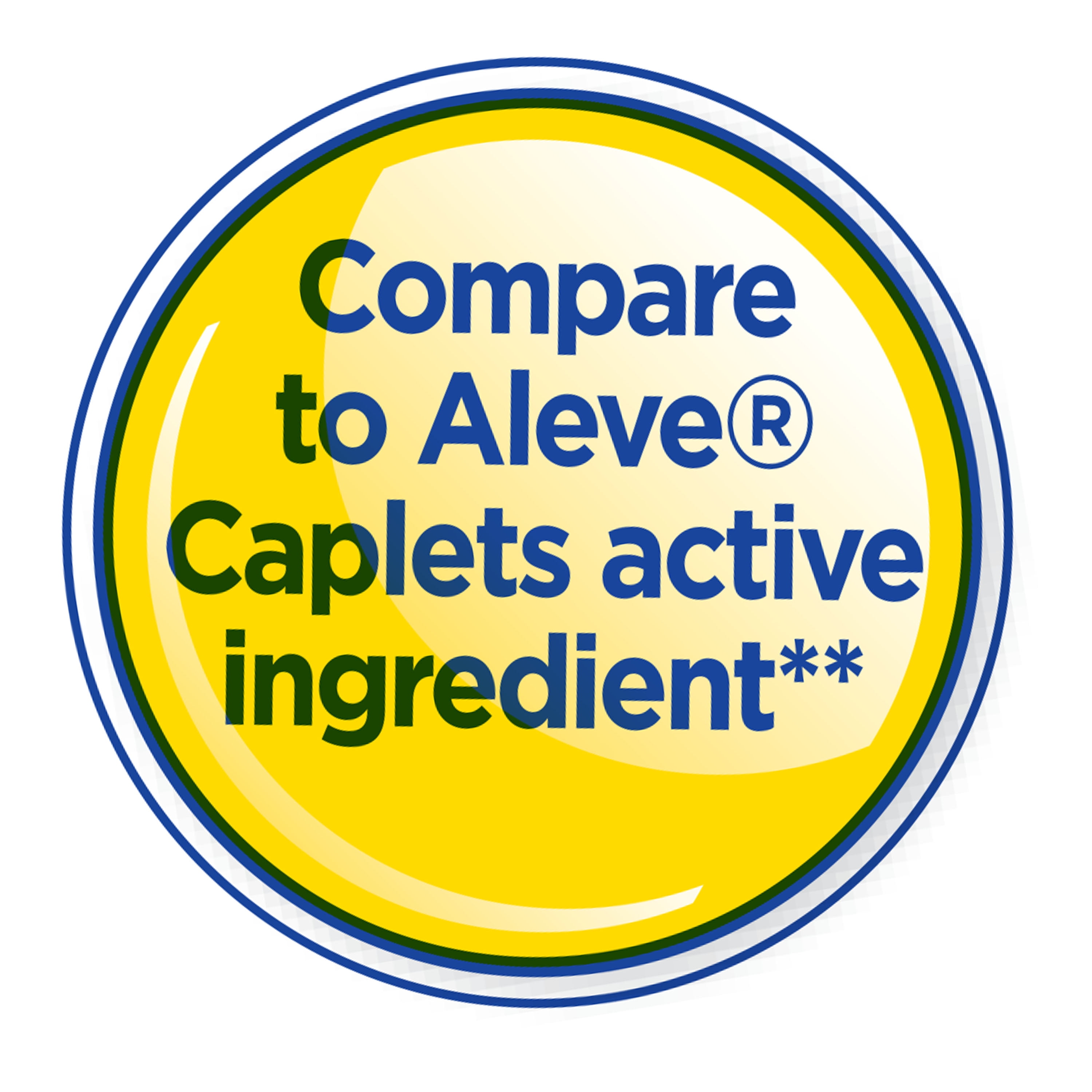 (3 pack) Equate All Day Pain Relief Naproxen Sodium Caplets, 220 mg, 225 Count