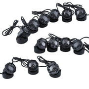 Waterproof Submersible RGB LED Pond Spot Lights For Underwater Pool Fountain Aquarium Spotlights With 4 Colors Lenses