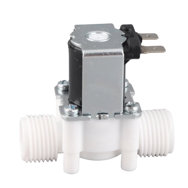 Válvula Solenoide NC, Válvula De Control De Entrada De Agua Eléctrica G1 / 2 Roscas De Precisión, Válvula Guiada Unidireccional, DC24V / AC220-240V, De Cuotas A Corto Plazo