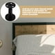 thumbnail image 2 of 4 piezas de marco de cama ajustable, herramienta antivibración, parachoques de ruido, topes para cabeceros, cabeceras para camas, armarios, sofás, color negro, 2 of 7