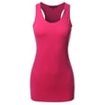thumbnail image 2 of A2Y Women's Basic Solid Soft Cotton Scoop Neck Racer-Back Tank Top, 2 of 6