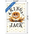 thumbnail image 3 of Disney Tim Burton's The Nightmare Before Christmas - King Jack Wall Poster, 14.725" x 22.375", Framed, 3 of 3
