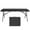 Black_6ft, variant on Gzxs 4FT Folding Table, Indoor Outdoor Heavy Duty Table with Carrying Handle, Portable Plastic Fold up Table for Picnic/Party/Camping/Office/School (White)