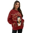thumbnail image 7 of Xoenoiee Christmas Penguin Cookies Bulb Print Sweatshirts for Women Xmas Oversized Pullover Crewneck Tops Long Sleeve Sweaters Comfy Fall Winter Outfits Clothes 2025 Fashion, Size S, 7 of 7