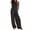 #02 Black 【Mix & Match: Stock Up on Your Favorite Colors】, variant on Women Soft Cotton Blend Sleeveless Suspender Jumpsuit, Wide Leg Romper with Pockets, Loose Fit with Easy Wear, Everyday Essential Casual | TruHer,Army Green L