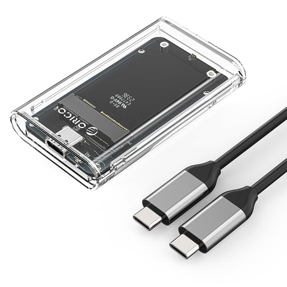 ORICO Mini mSATA SSD Case to USB 3.2 Gen1 SSD Enclosure Adapter Transparent External Adapter 5Gbps for mSATA NGFF SSD Samsung
