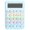Blue, variant on Portable 12Digit LCD Calculator Easy to Read Screen Slip Resistant Base Mechanical Keypad Calculator for Various Use
